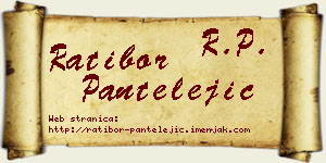 Ratibor Pantelejić vizit kartica